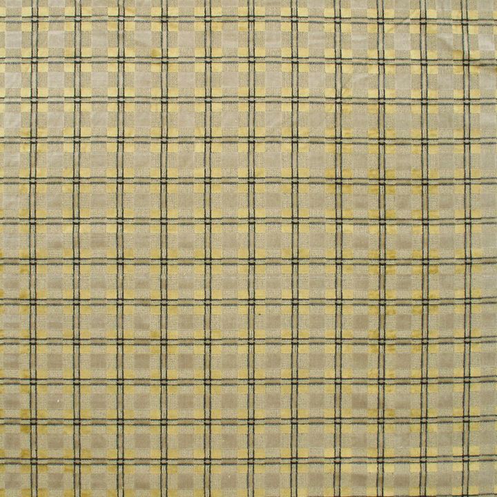 SCALAMANDRE OUTLET  FABRIC SAHARA PLAID  FABRIC GREEN, BEIGE   - SX 01490209