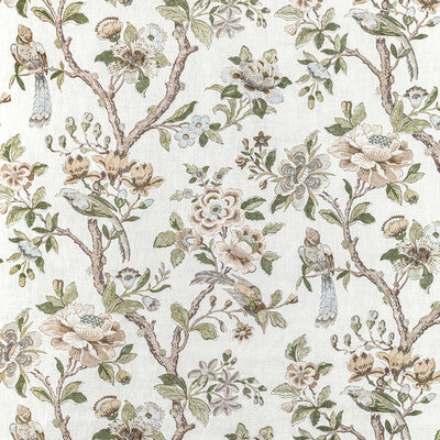 KRAVET COUTURE PRINT  WHITE,BROWN,BROWN   - SYMPHONY.166.0