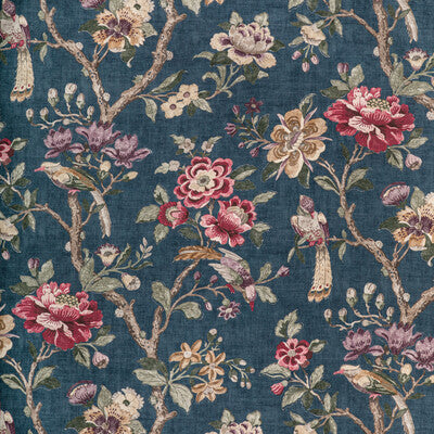 KRAVET COUTURE PRINT  RED,BEIGE,BLUE   - SYMPHONY.519.0