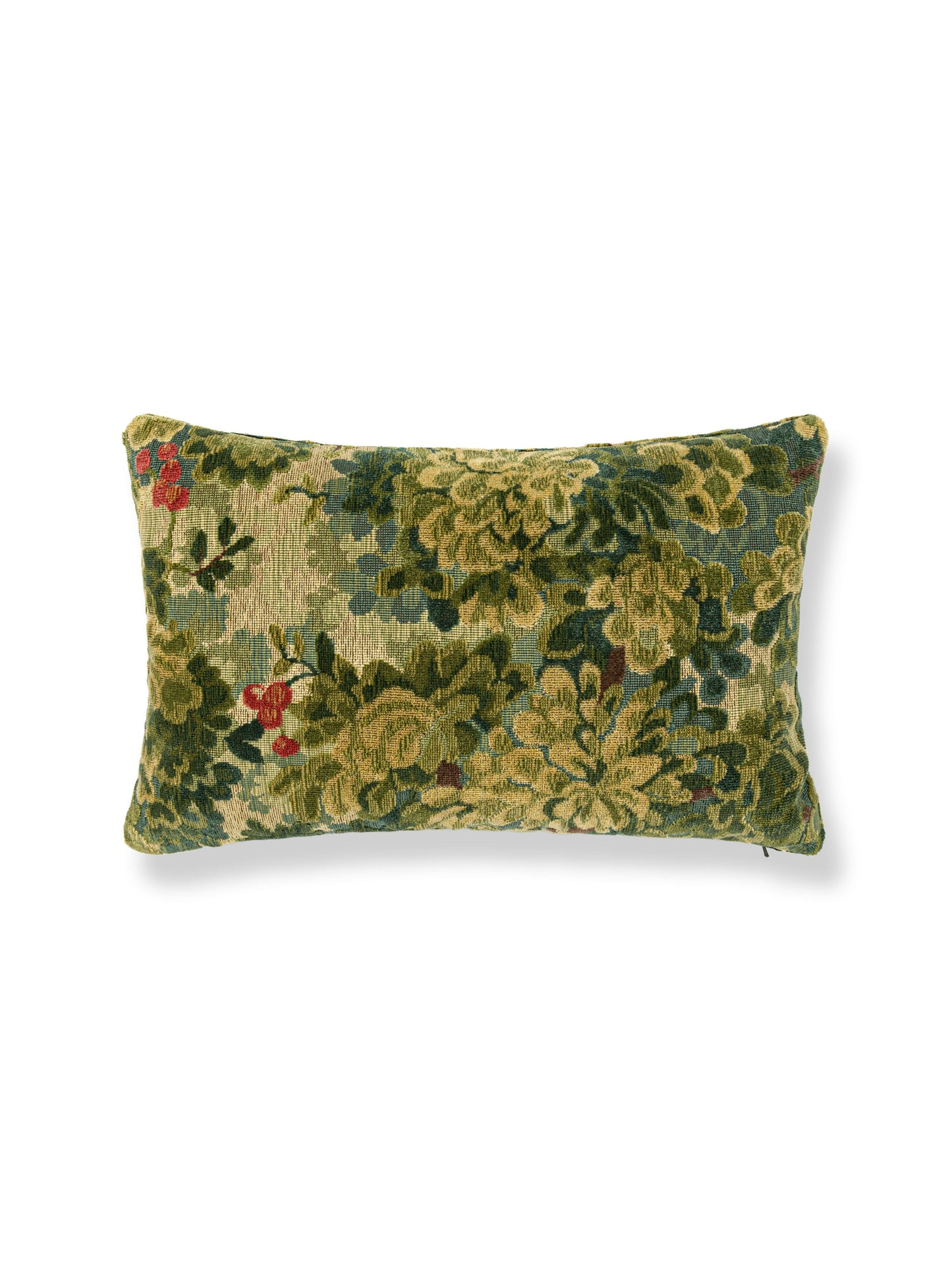 SCALAMANDRE PILLOWS   BOTANICAL / FOLIAGE LUMBAR    - SY 0001LBDK1606