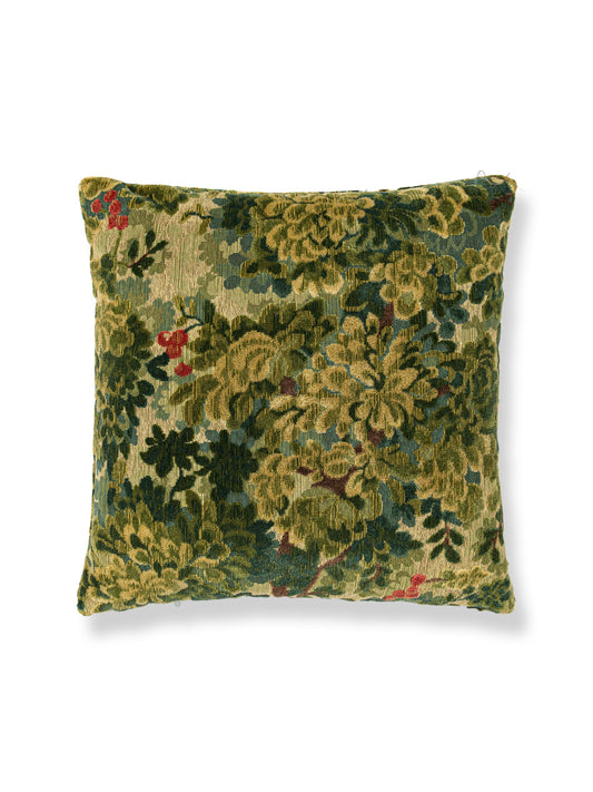 SCALAMANDRE PILLOWS   BOTANICAL / FOLIAGE SQUARE    - SY 0001SDDK1606 NEW SKU # SYSDDK16060001