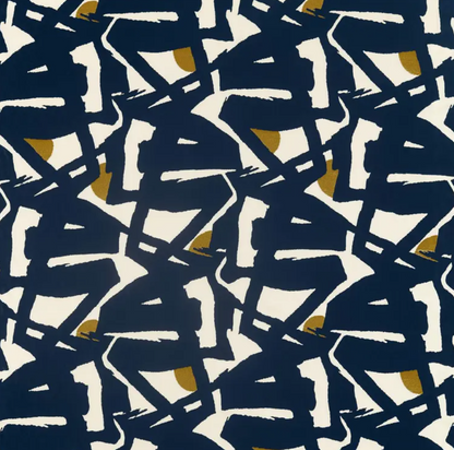 ZOFFANY Rakugaki  Fabric Abstract , Graphic Ink,Tigers Eye   - ZICO333012