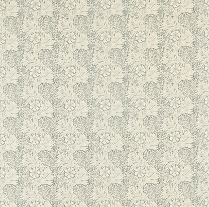 MORRIS & CO Marigold Fabric Contemporary, Floral Soft Teal   - MAMB227106