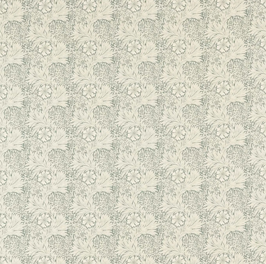 MORRIS & CO Marigold Fabric Contemporary, Floral Soft Teal   - MAMB227106