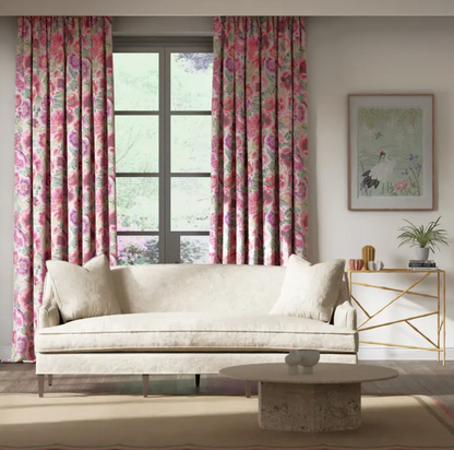HARLEQUIN Marsha Fabric Contemporary, Floral Powder,Peony,Magenta   - HDHP121110