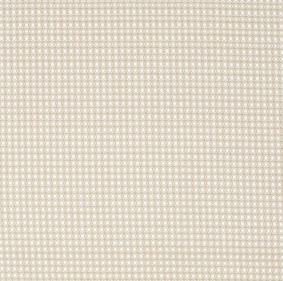 Beige textile with tiny white dot grid texture; soft, neutral fabric suitable for upholstery or curtains.