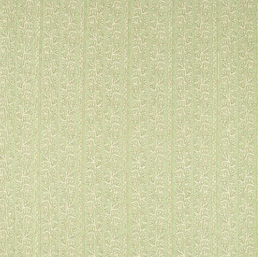 Displaying a coral reef across a linen look ground, Khorol is a beautifully versatile fabric that`s soft to the touch. With an elegant drape, its finely embroidered edges add a lovely highlight element to each tonal coral piece, building to create a contemporary stripe effect