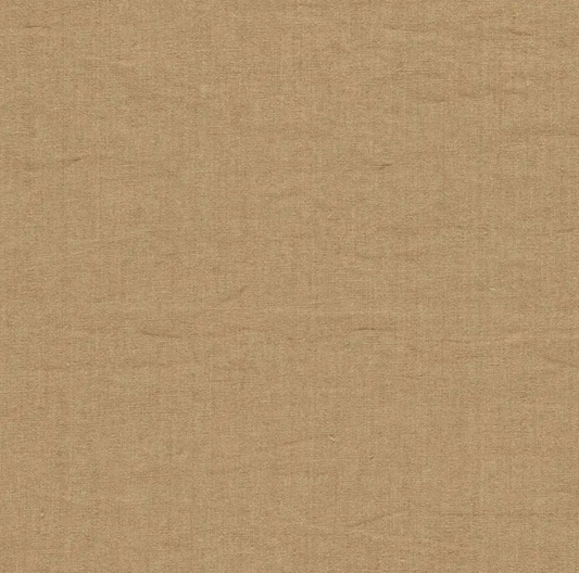 SANDERSON Rue Linen Fabric Plains , Textures Sepia   - DRLC237046