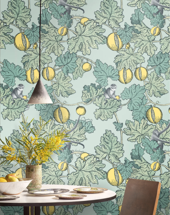 Cole & Son - Frutto Proibito Hyacinth & Orange (114/1003-CS) Wallpaper