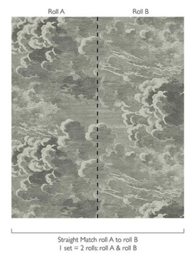 Cole & Son - Nuvolette Black/White (114/28054-CS) Wallpaper