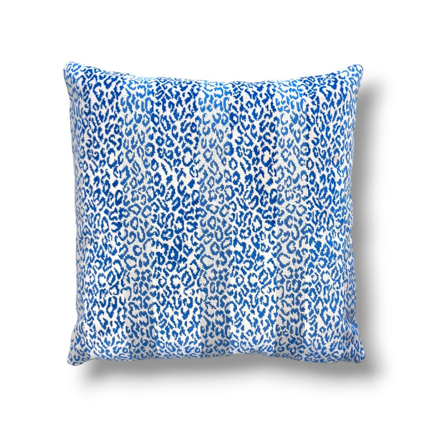 20" Blue 100% Cotton Jacquard Velvet Pillow Cover in Scalamandré Corbet / SC 26423 0002 Fabric