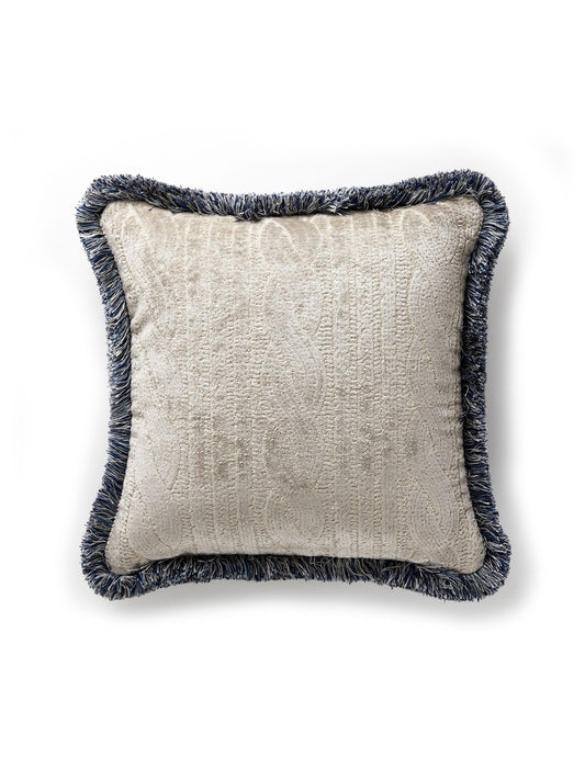 SCALAMANDRE PILLOWS   STRIPE SQUARE    - T1 0002SWEATPILL NEW SKU # T1SWEATPILL0002