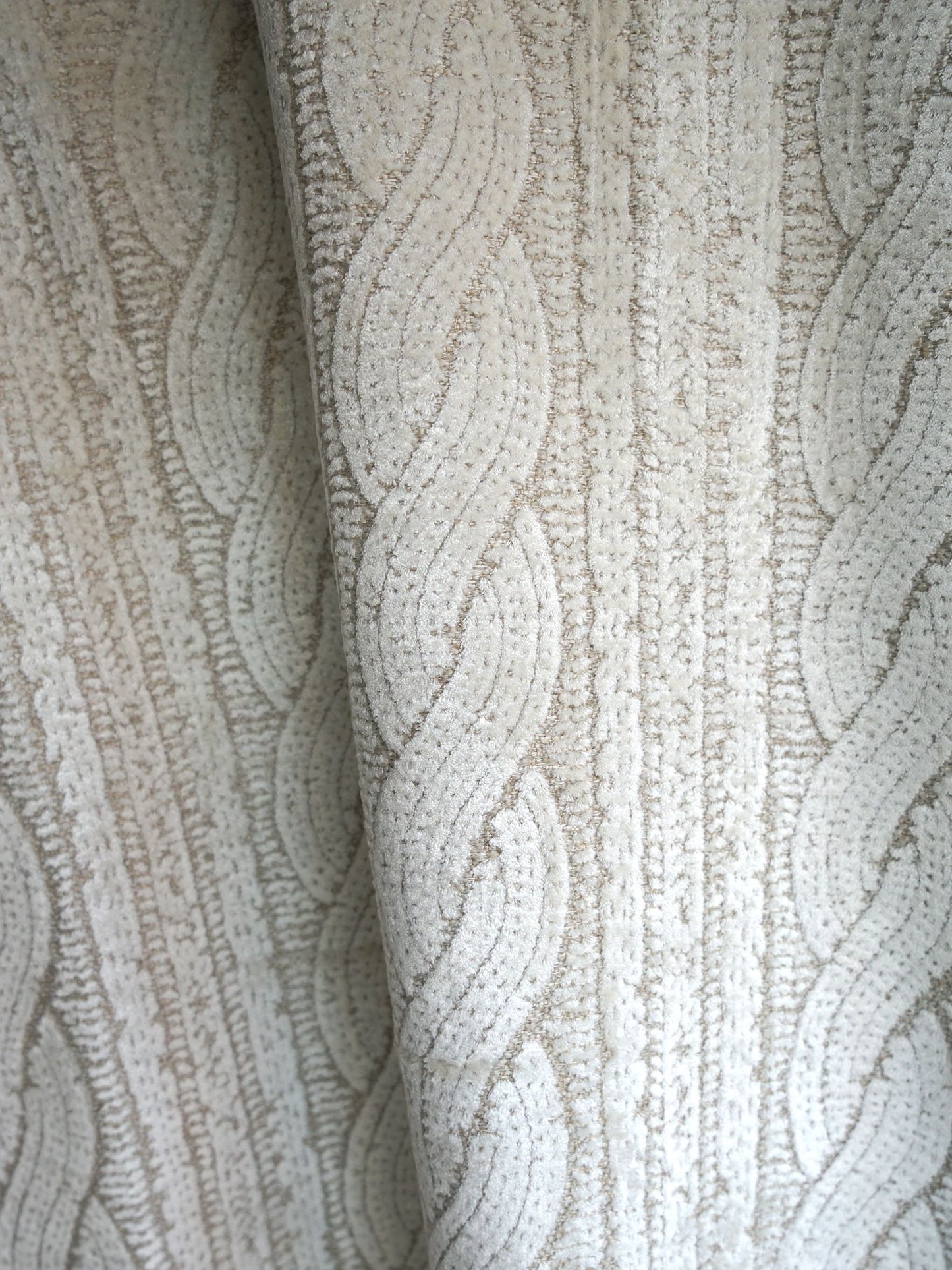 SCALAMANDRE  SWEATER FABRIC SNOW   - T1 00013962 NEW SKU # T139620001