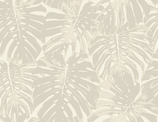 Seabrook Designs  Jamaica Botanical Coastal Tan , Off-White   - TA20005