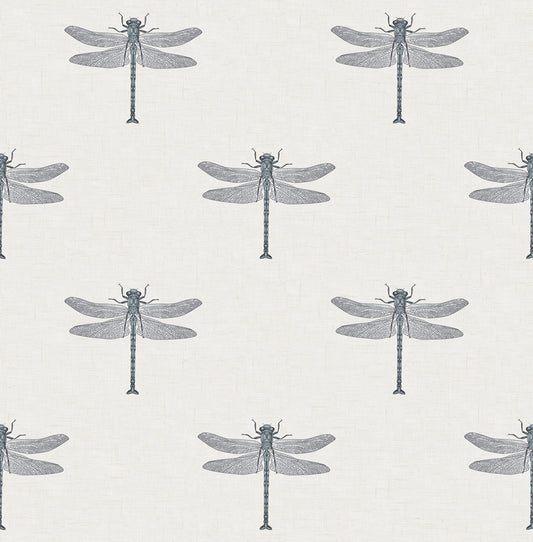 Seabrook Designs  Catalina  Animal Print Coastal Off-White, Black, , Metallic Silver   - TA20300