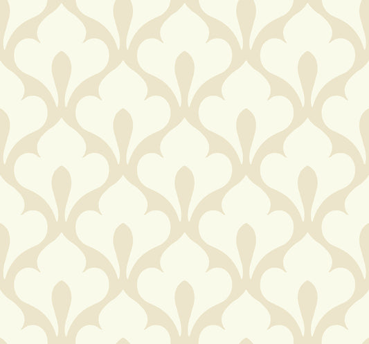 Seabrook Designs  Grenada Geometric Coastal Cream , Off-White   - TA20805