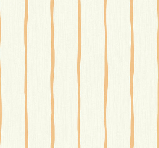 Seabrook Designs  Aruba Stripe Stripe Coastal Rust Orange , Off-White   - TA21206
