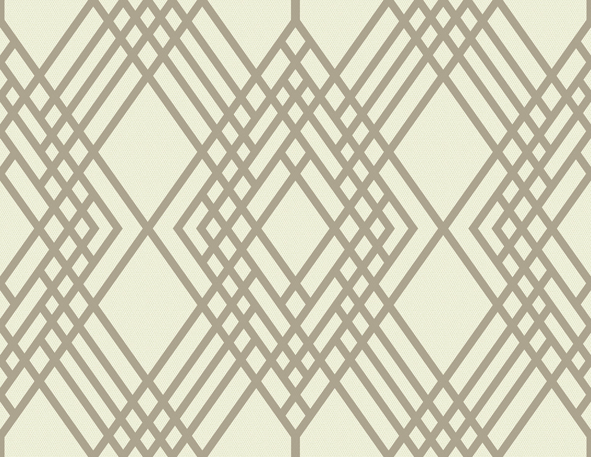 Seabrook Designs  Cayman Geometric Coastal Beige , Off-White   - TA21306