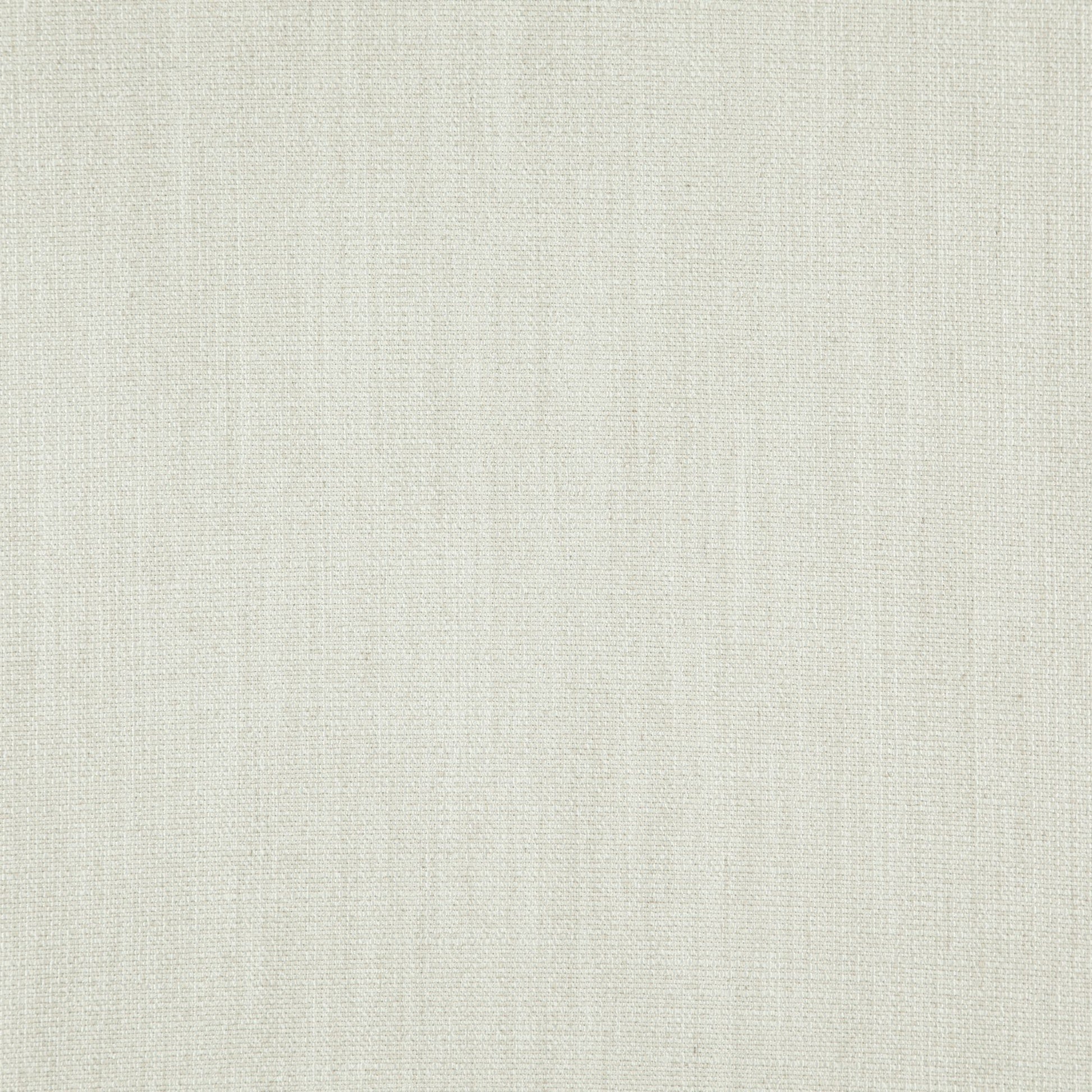 Cream-beige linen-textured fabric swatch with subtle woven pattern, neutral home decor material.