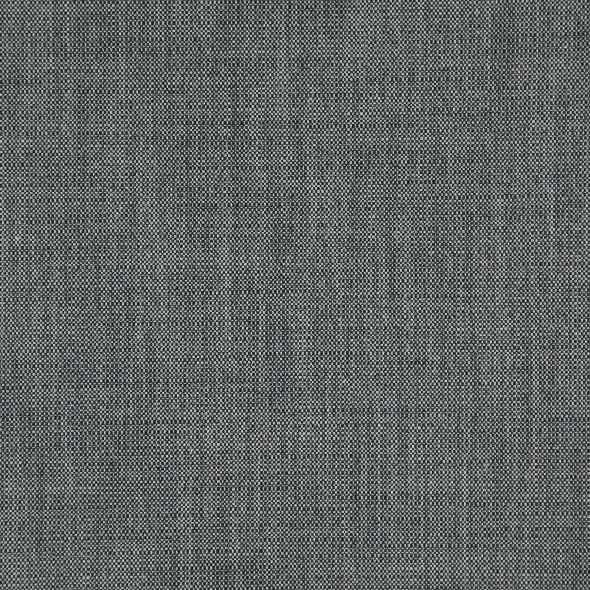 Plain black jacquard fabric with linen texture.