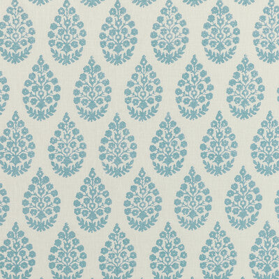 KRAVET BASICS PRINT PAISLEY WHITE,MINERAL,TEAL   - TAJPAISLEY.13.0