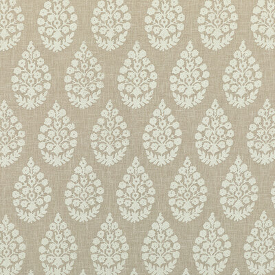 KRAVET BASICS PRINT PAISLEY WHITE,BEIGE,IVORY   - TAJPAISLEY.16.0