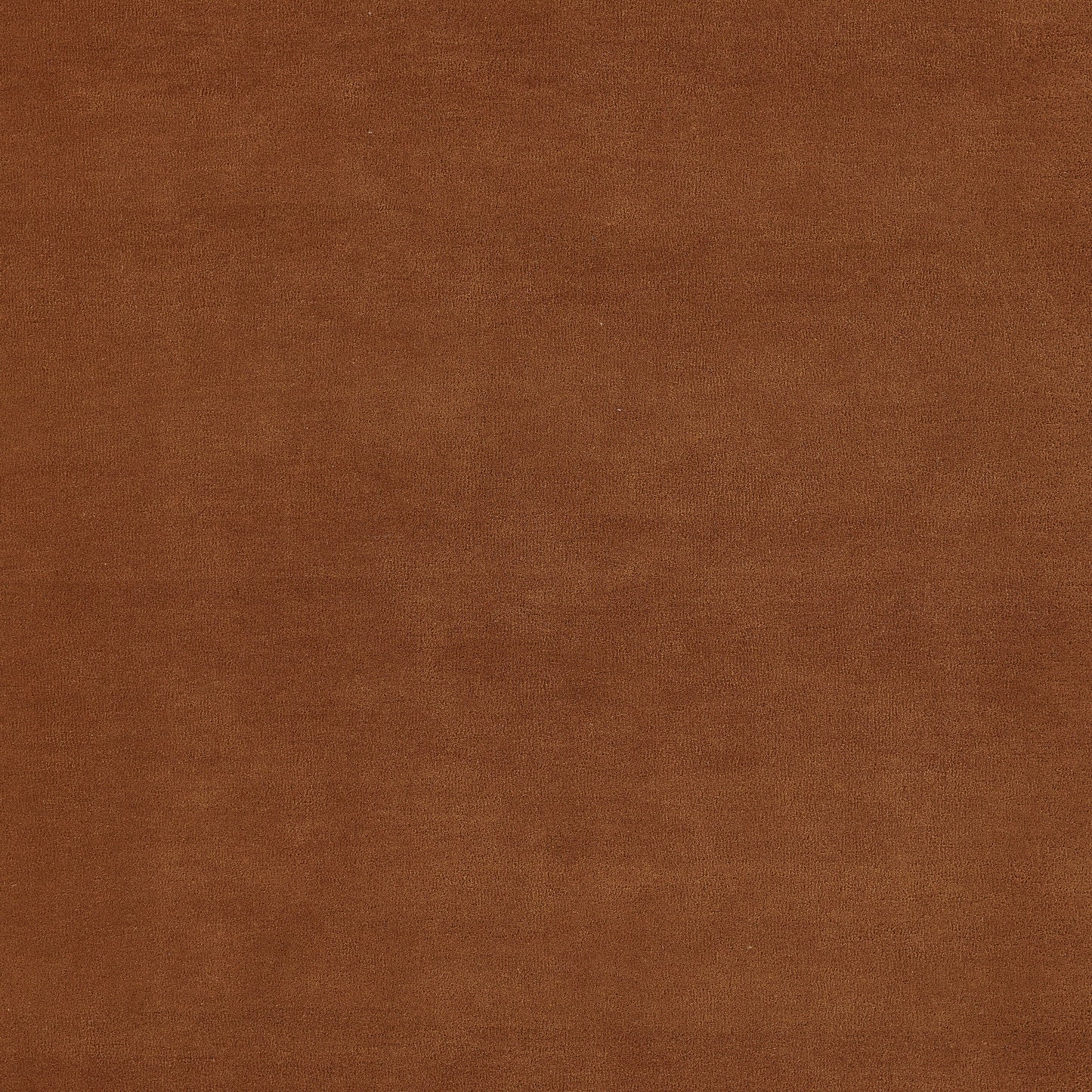 Chestnut brown rug runner with a smooth finish.