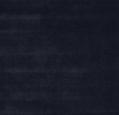 Dark navy velvet fabric texture swatch with plush surface; suitable for upholstery, cushions, or drapery.