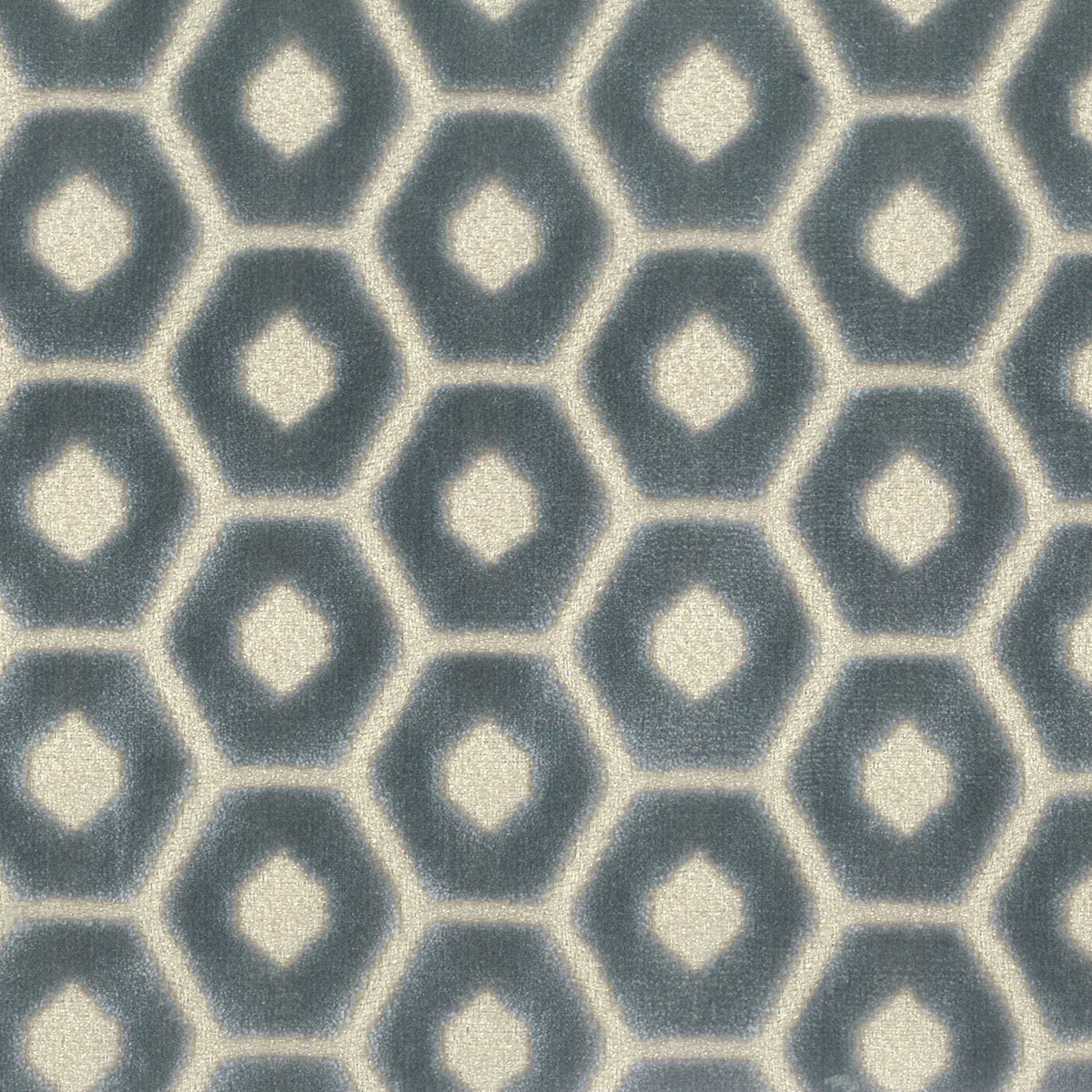 STOUT TEXTILES  UPHOLSTERY,VELVET TRADITIONAL, GEOMETRIC LAGOON   - TAMB-2
