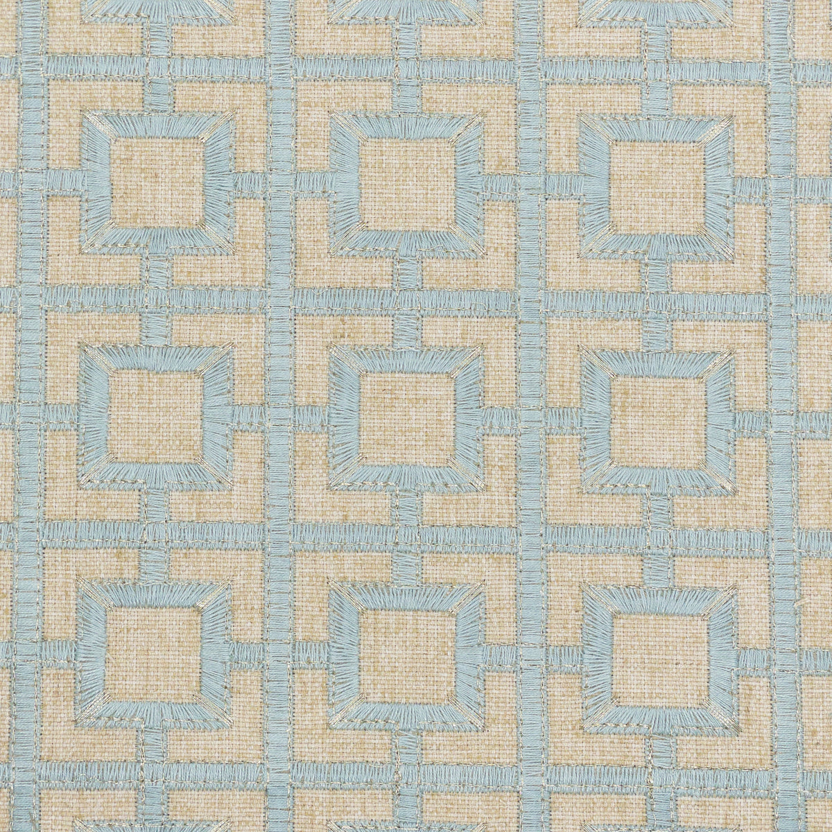 STOUT TEXTILES  MULTIPURPOSE,EMBROIDERIES TRANSITIONAL,, GEOMETRIC SEAGLASS   - TAMM-1