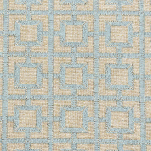 STOUT TEXTILES  MULTIPURPOSE,EMBROIDERIES TRANSITIONAL,, GEOMETRIC SEAGLASS   - TAMM-1