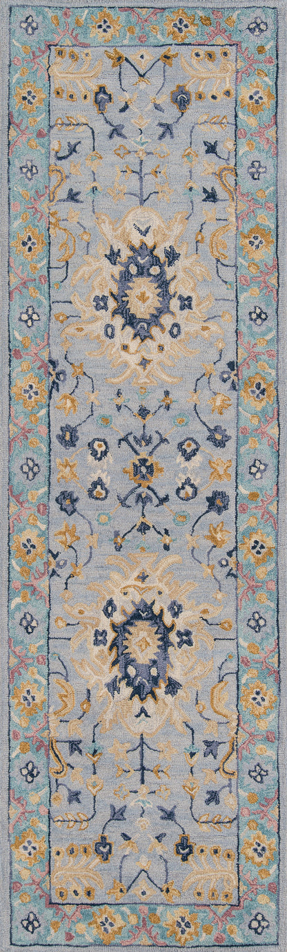 Momeni Rugs   Tangier 2'X8' Runner    - TANGITAN30BLU2380