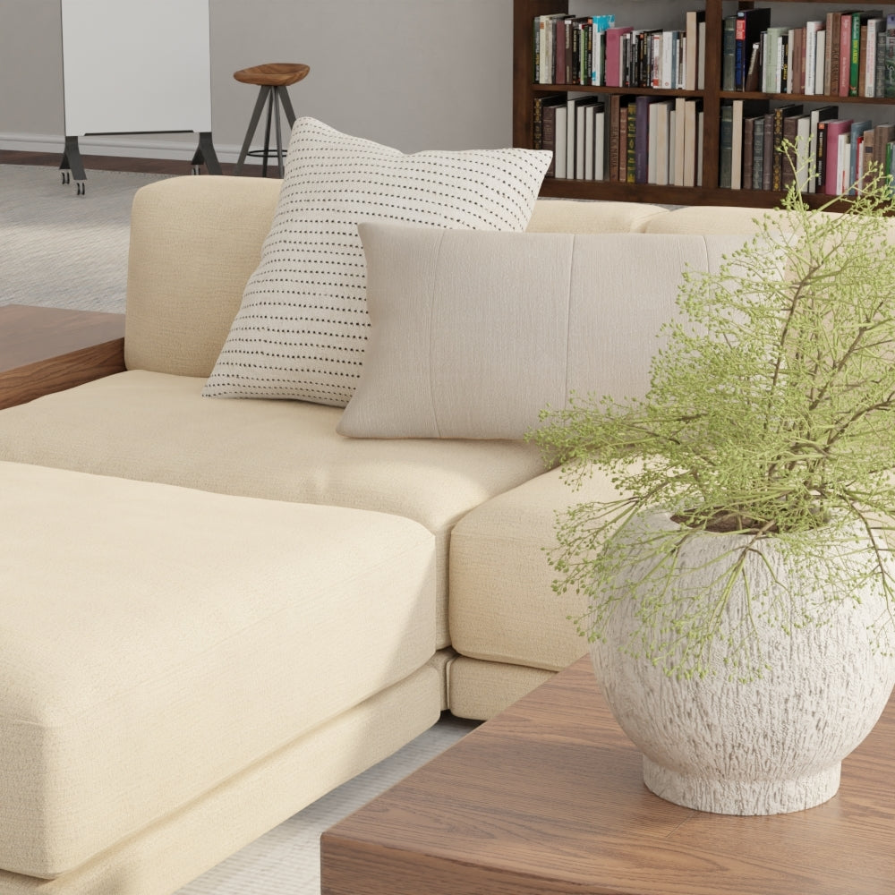 NICHOLASJOHN INC NJ-GAMBIT Beige Solid   Fabric - NJ25-3270