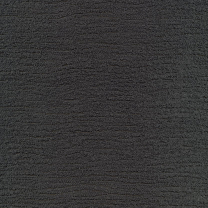 Dark charcoal textured fabric with subtle horizontal grain and soft matte finish.