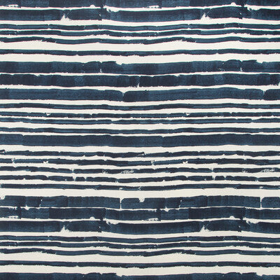 KRAVET COUTURE PRINT STRIPES WHITE,INDIGO,   - TAVOLOZZA.50.0