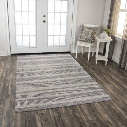 Transitional rug, 5' x 8'.