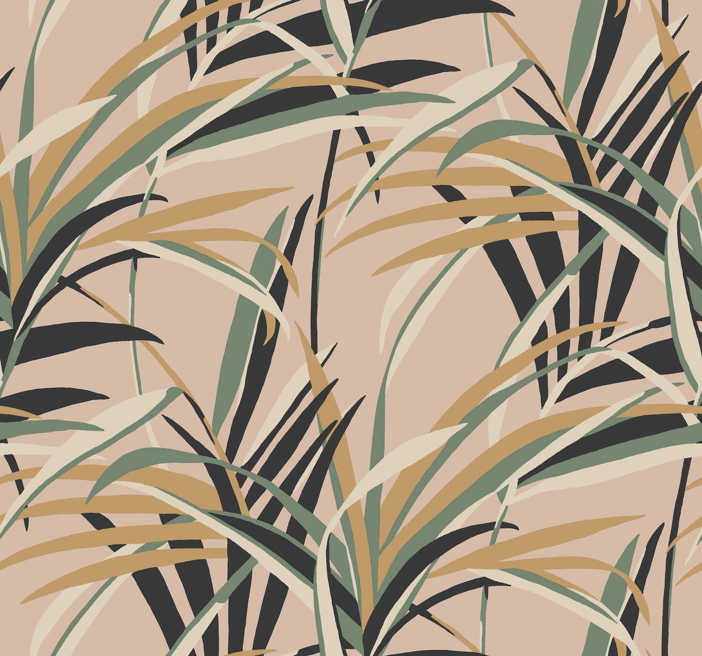 York Wallcoverings York Wallcoverings Tropical Paradise Blush Wallpaper  Botanical Pinks   - TC2608