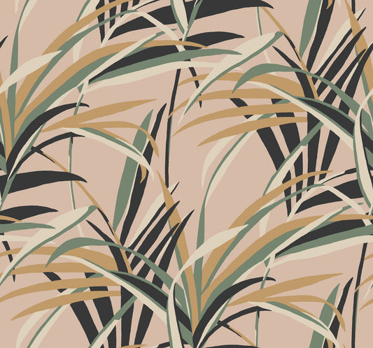 York Wallcoverings York Wallcoverings Tropical Paradise Blush Wallpaper  Botanical Pinks   - TC2608