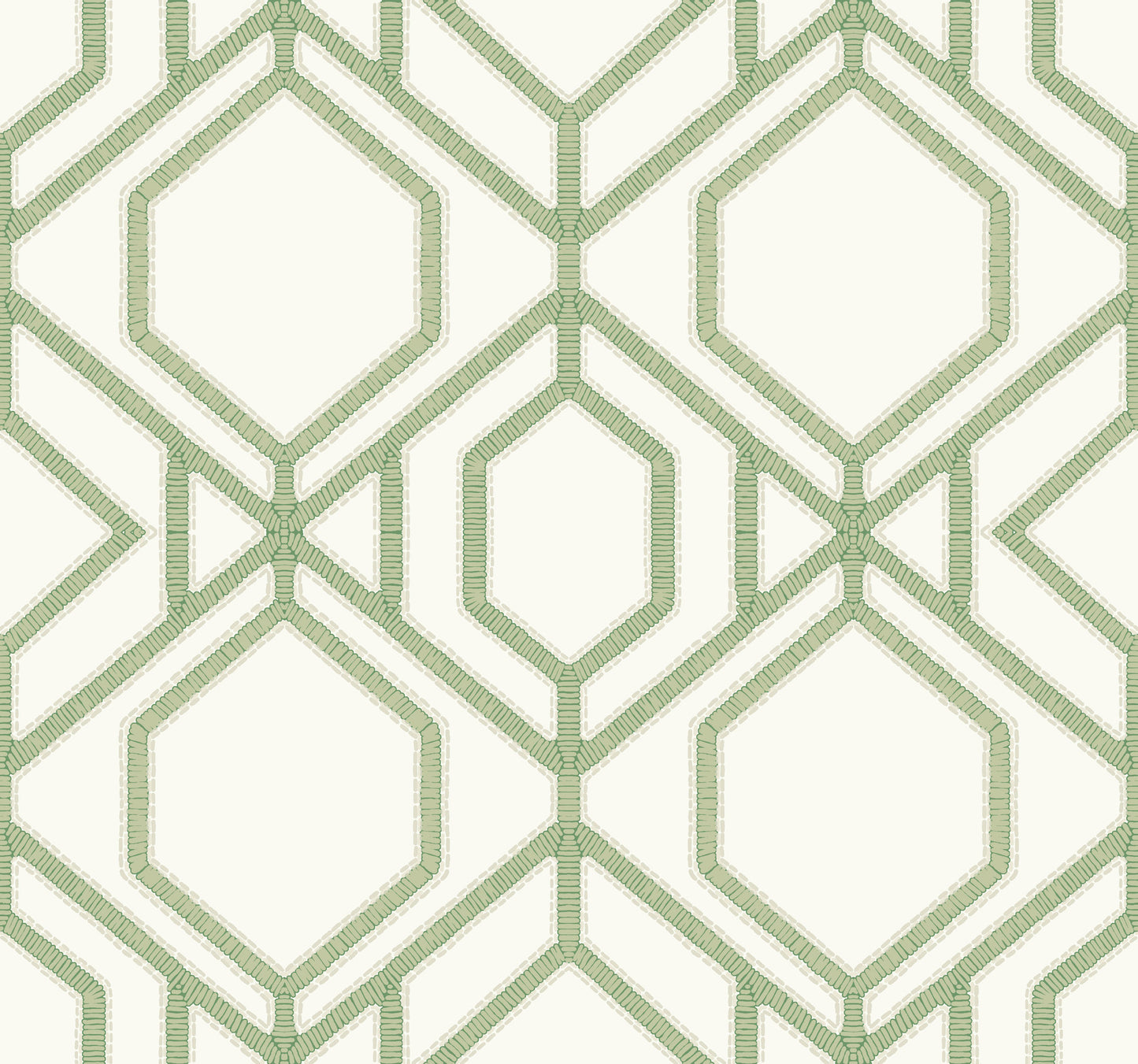 York Wallcoverings Earthy Tones Sawgrass Trellis Green Wallpaper  Trellis and Lattice Greens   - TC2631