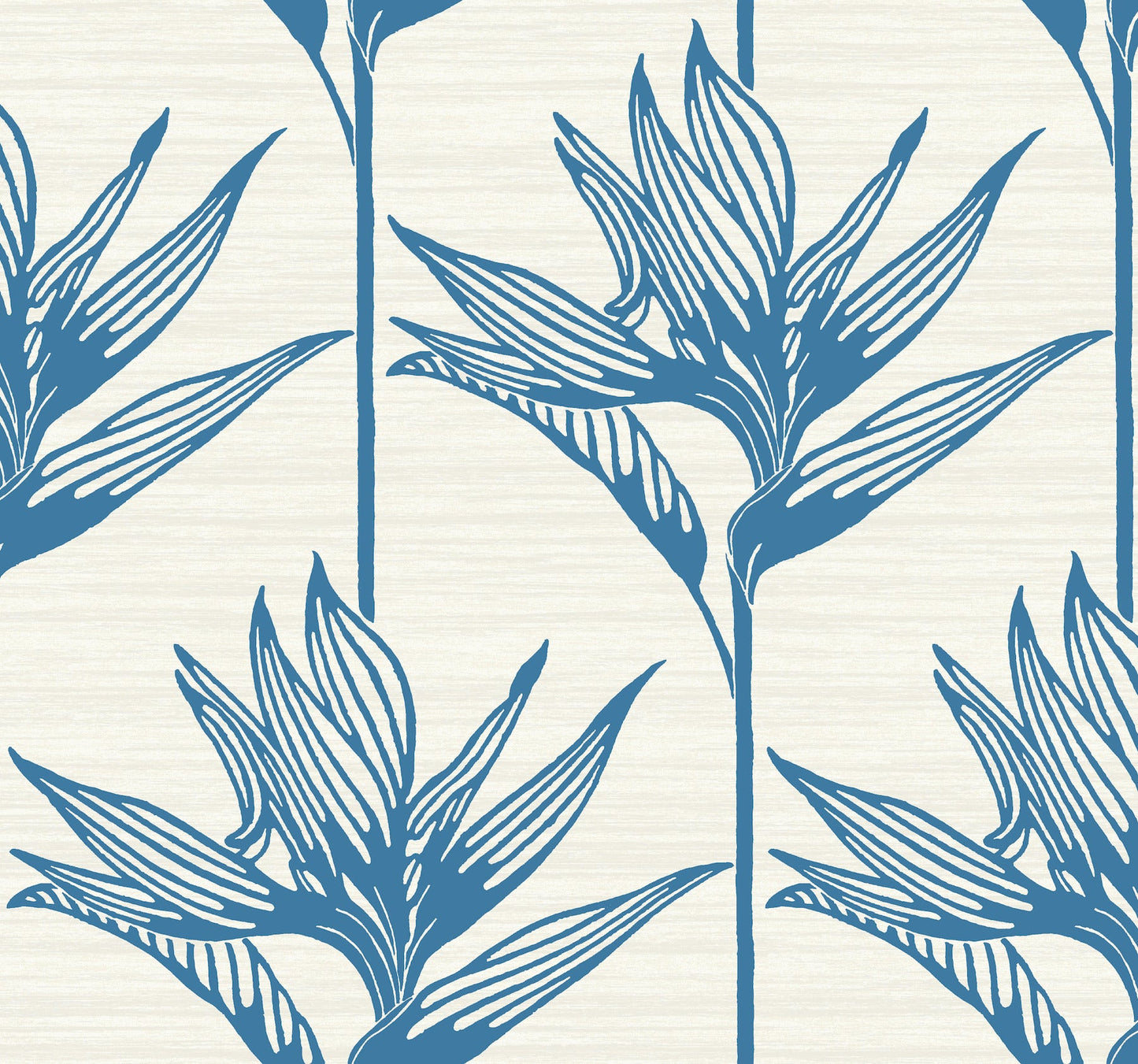 York Wallcoverings York Wallcoverings Bird of Paradise Blue Wallpaper  Botanical Blues   - TC2671