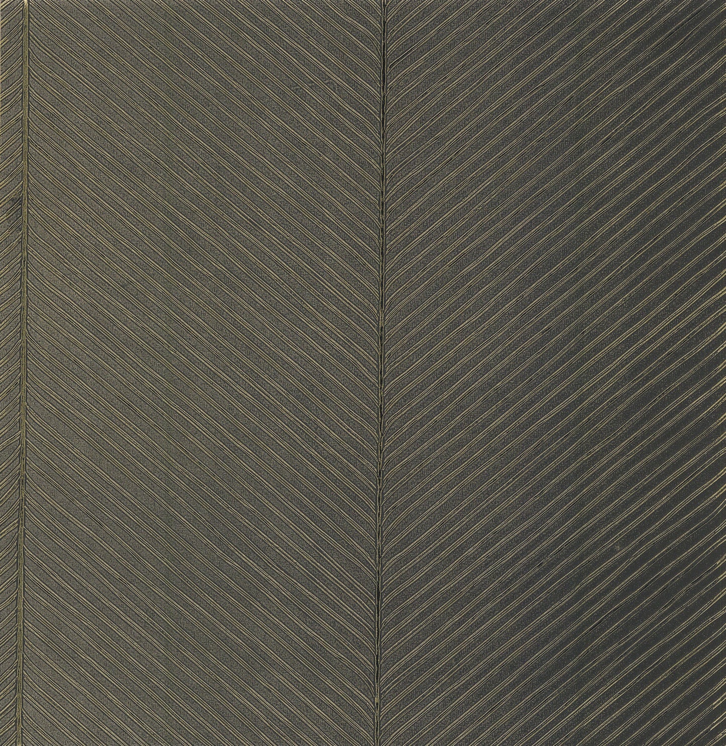 York Wallcoverings York Wallcoverings Palm Chevron Black and Gold Wallpaper  Textures Blacks   - TC2696