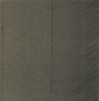 York Wallcoverings York Wallcoverings Palm Chevron Black and Gold Wallpaper  Textures Blacks   - TC2696