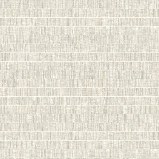 Seabrook Designs  Blue Grass Band Grasscloth Contemporary White Willow   - TC70000