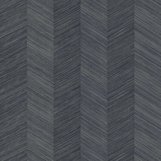 Seabrook Designs  Chevy Hemp Chevron Contemporary Overcast   - TC70112