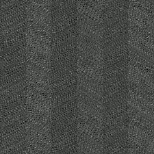 Seabrook Designs  Chevy Hemp Chevron Contemporary Stone Gray   - TC70118