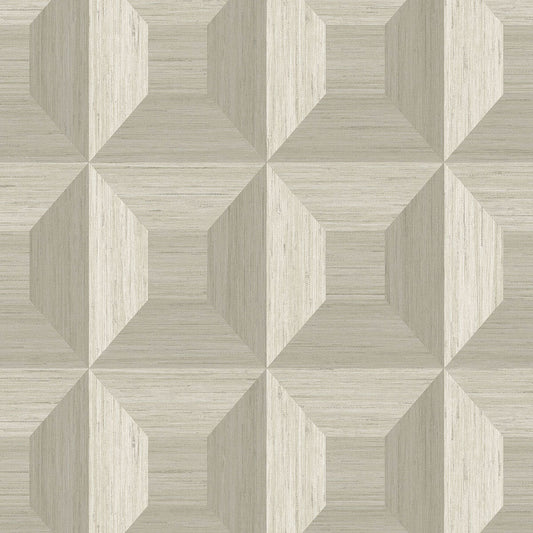 Seabrook Designs  Squared Away Geometric Geometric Contemporary S, Dollar   - TC70605