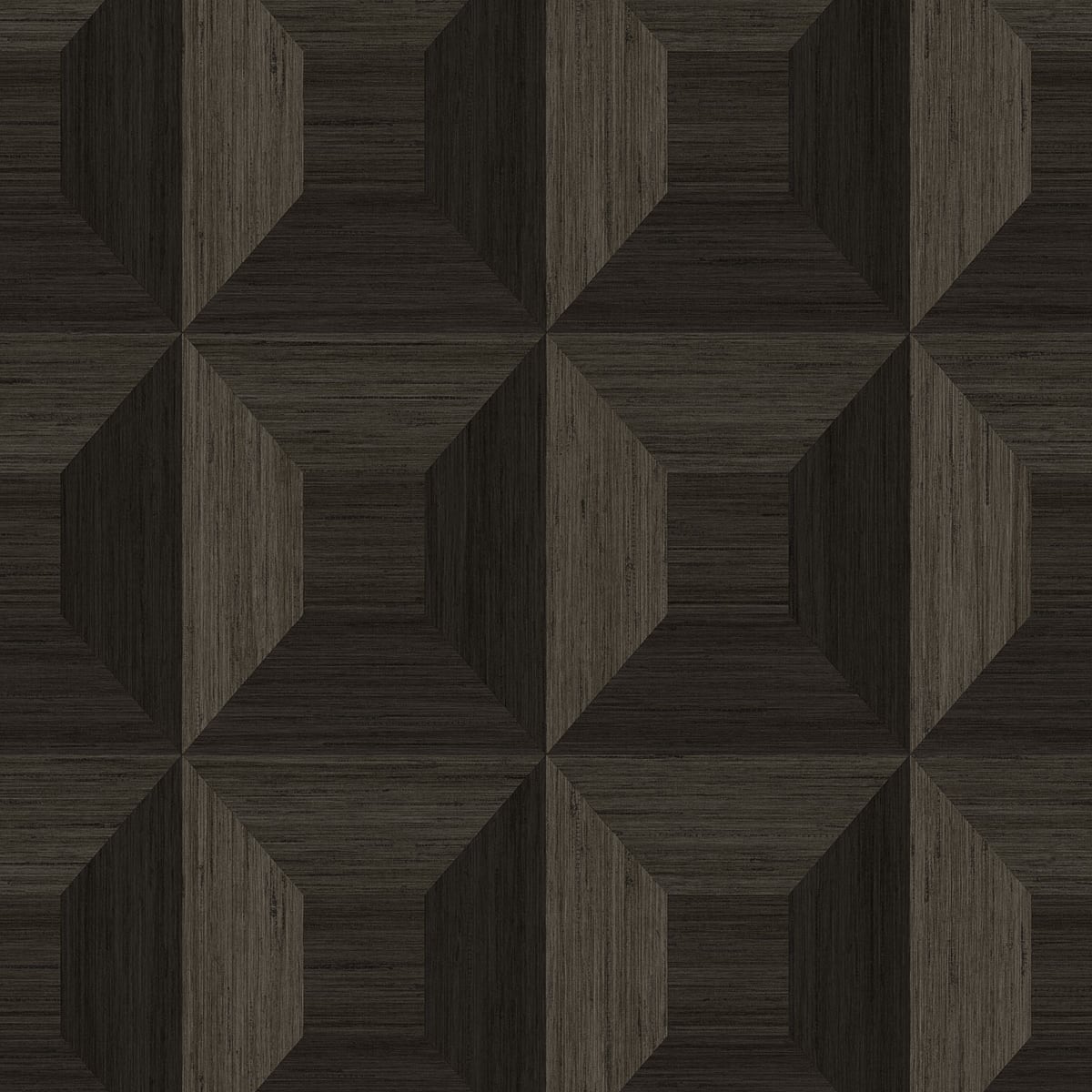 Seabrook Designs  Squared Away Geometric Geometric Contemporary Brown   - TC70606