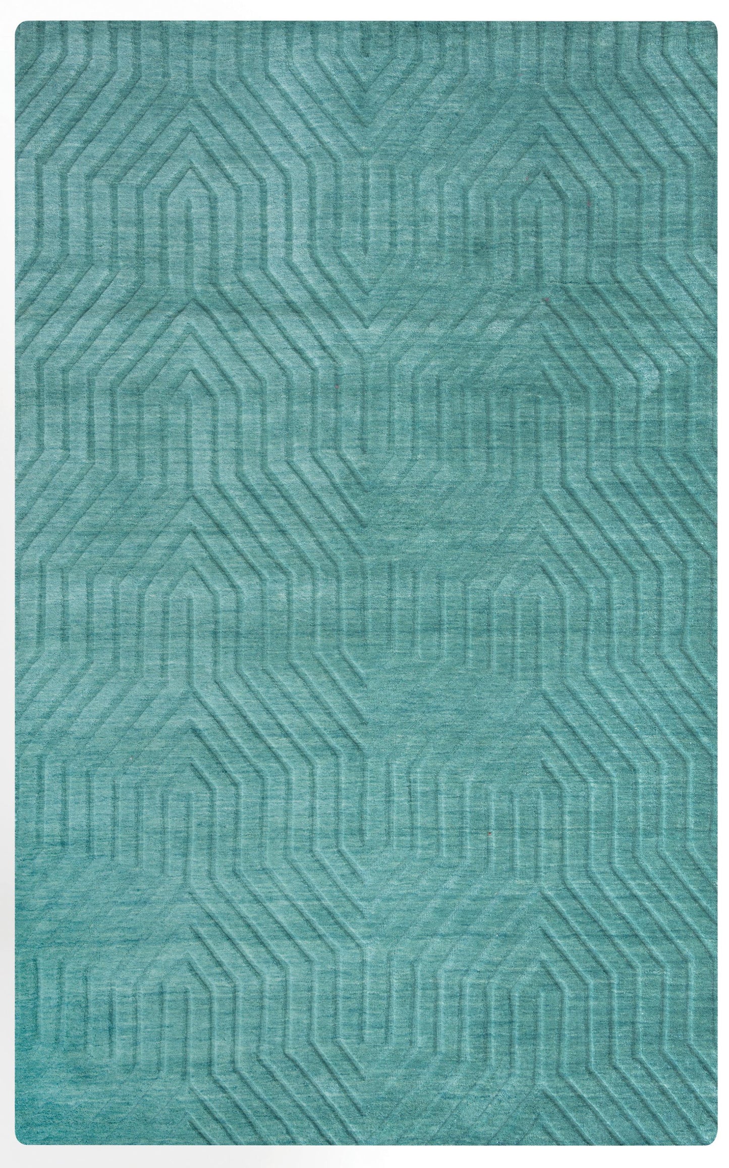 RIZZY HOME RUGS Technique   Contemporary 8' Round    - TECTC8577AA0008RD