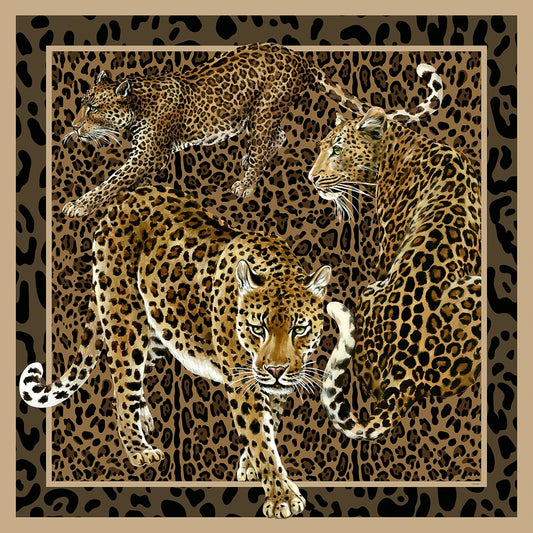 Dolce & Gabbana Casa  Leopardo Incognito Mural Animal Print Contemporary Browns , Taupes   - TCW009TCAI5UL040
