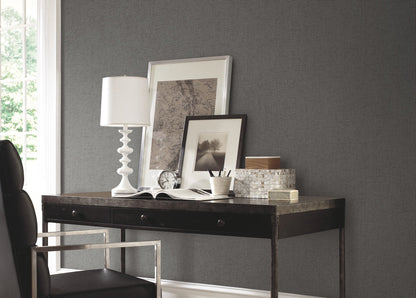 York Wallcoverings York Wallcoverings Well Suited Black Wallpaper  Textures Blacks   - TD1010N